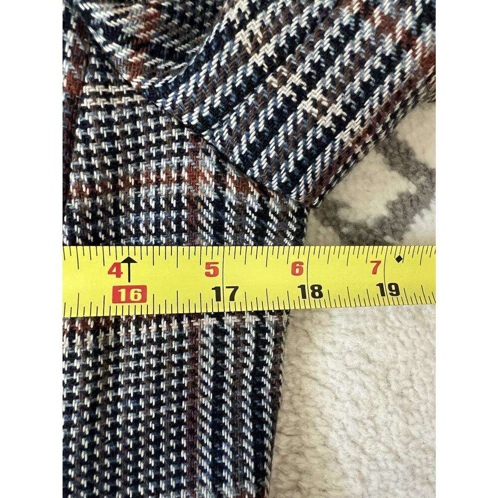 CALVIN KLEIN Glen Plaid Careerwear Classic Blazer Jacket - Picture 10 of 11